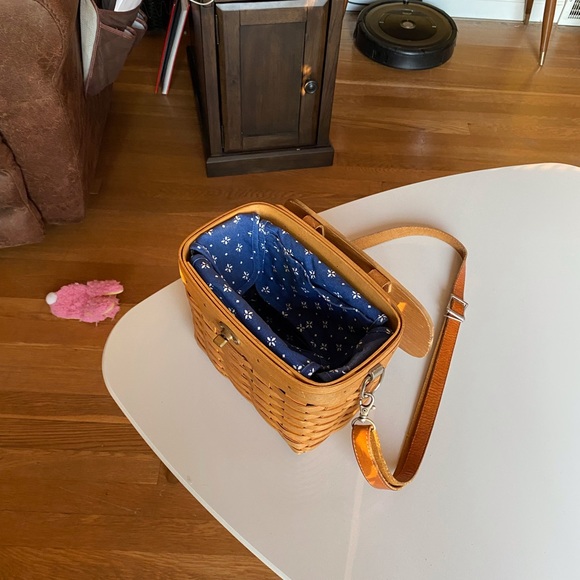 Vintage Longaberger Basket Shoulder Purse - Picture 2 of 10